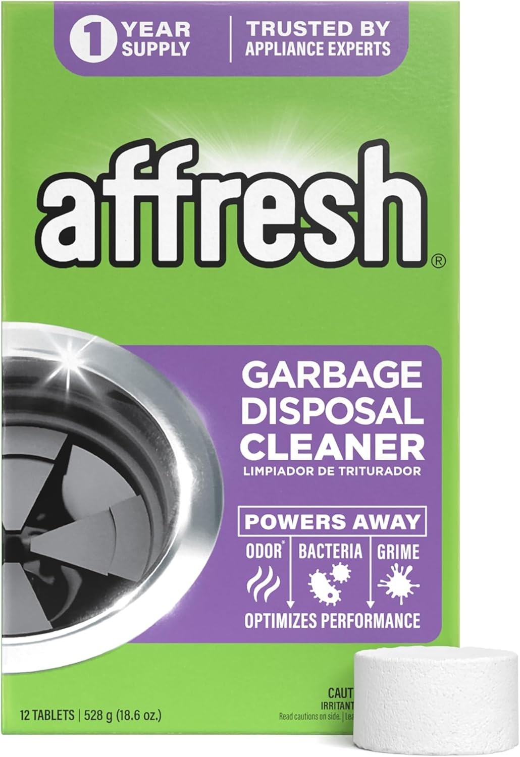 Citrus-Scented Garbage Disposal Cleaner – 12 Tablets for -Round Freshness