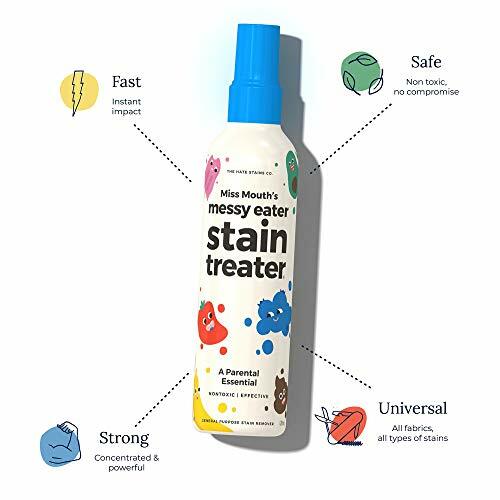 Miss Mouth’s Non-Toxic Baby Kids Stain Remover for Clothing,Carpet,Fabric, 04 oz