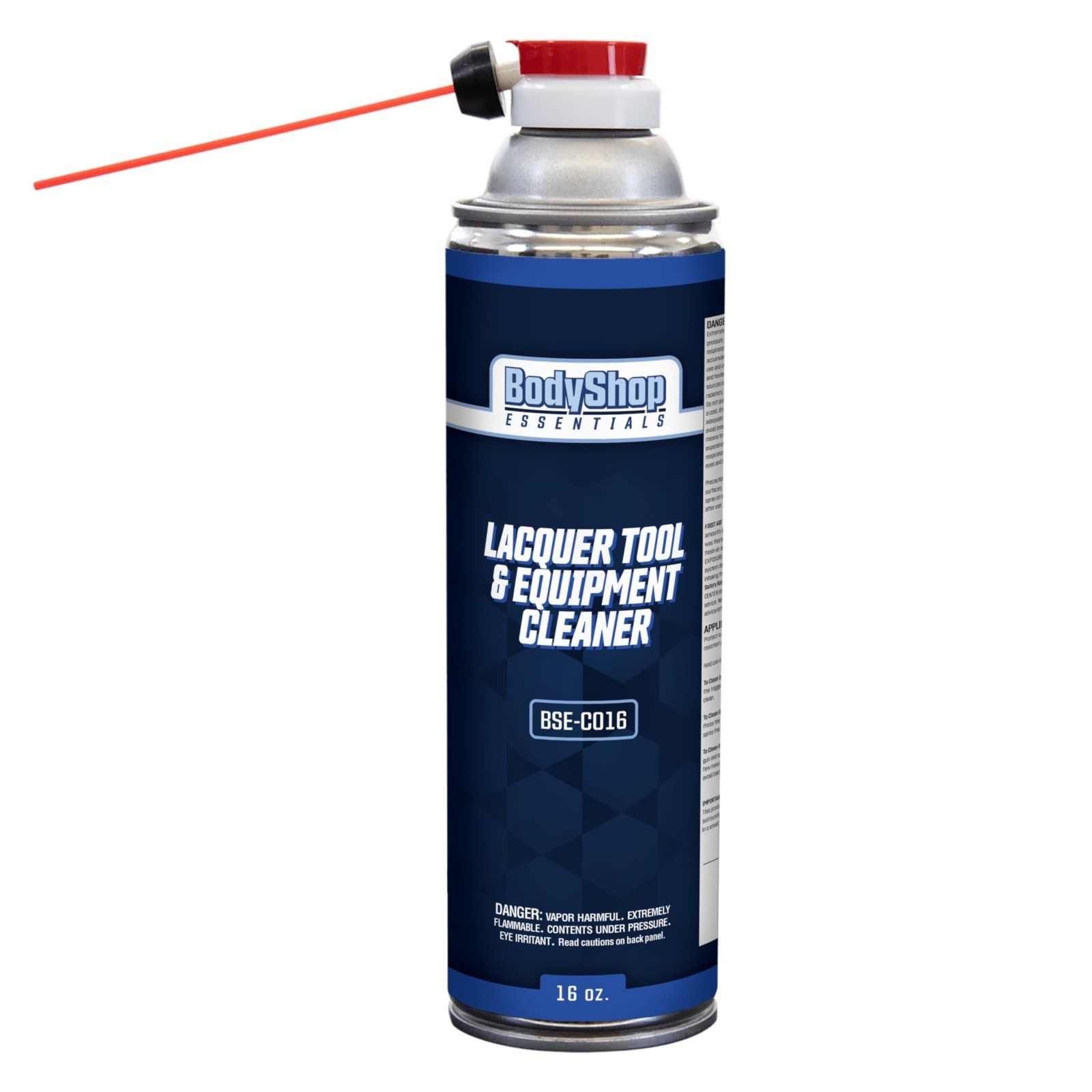 BodyShop Essentials Lacquer Tool & Equipment Cleaner 16oz Aerosol Paint Remover