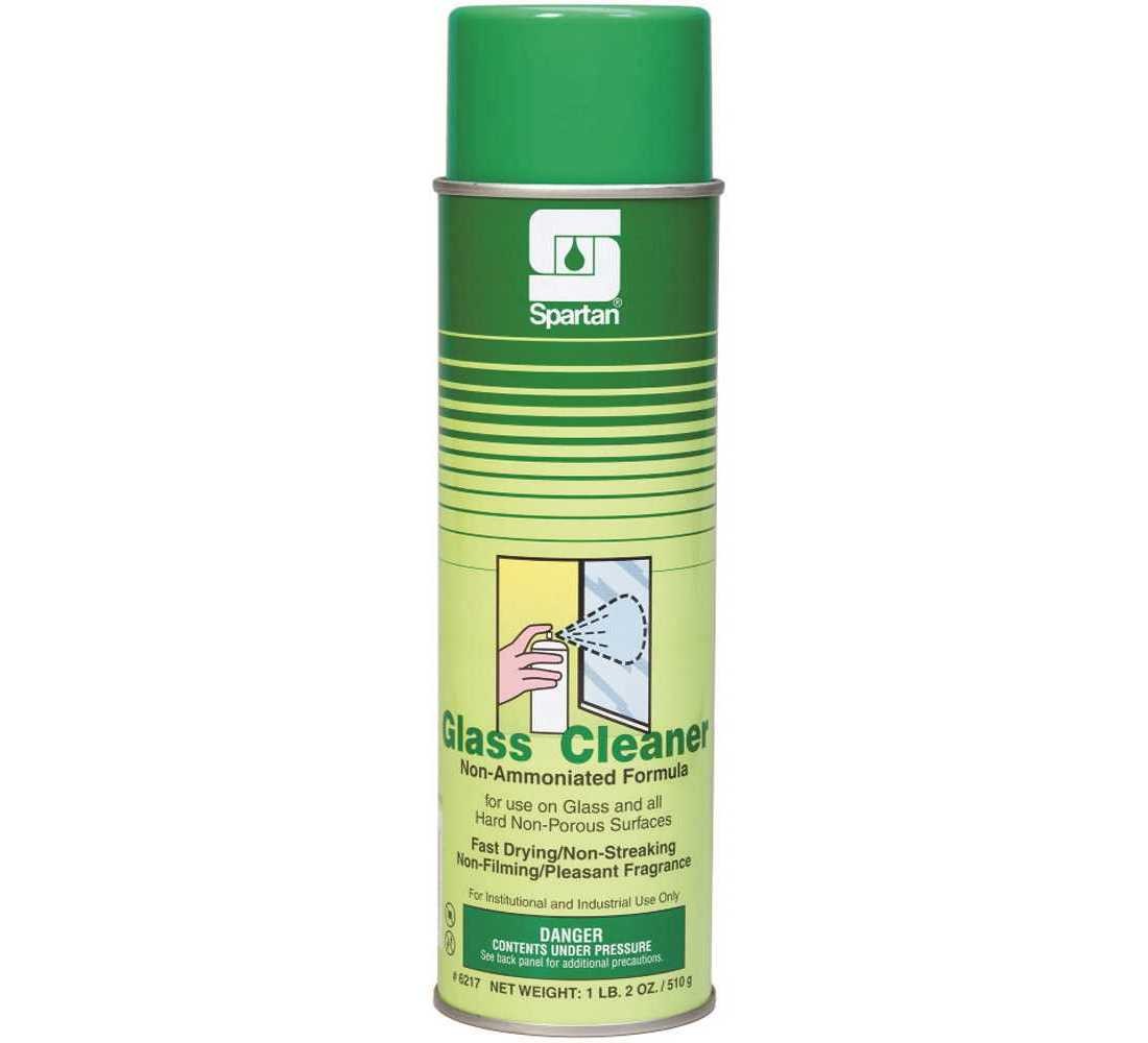 18oz. Aerosol Can Spring Fresh Fragrance Scent Glass Cleaner Clear