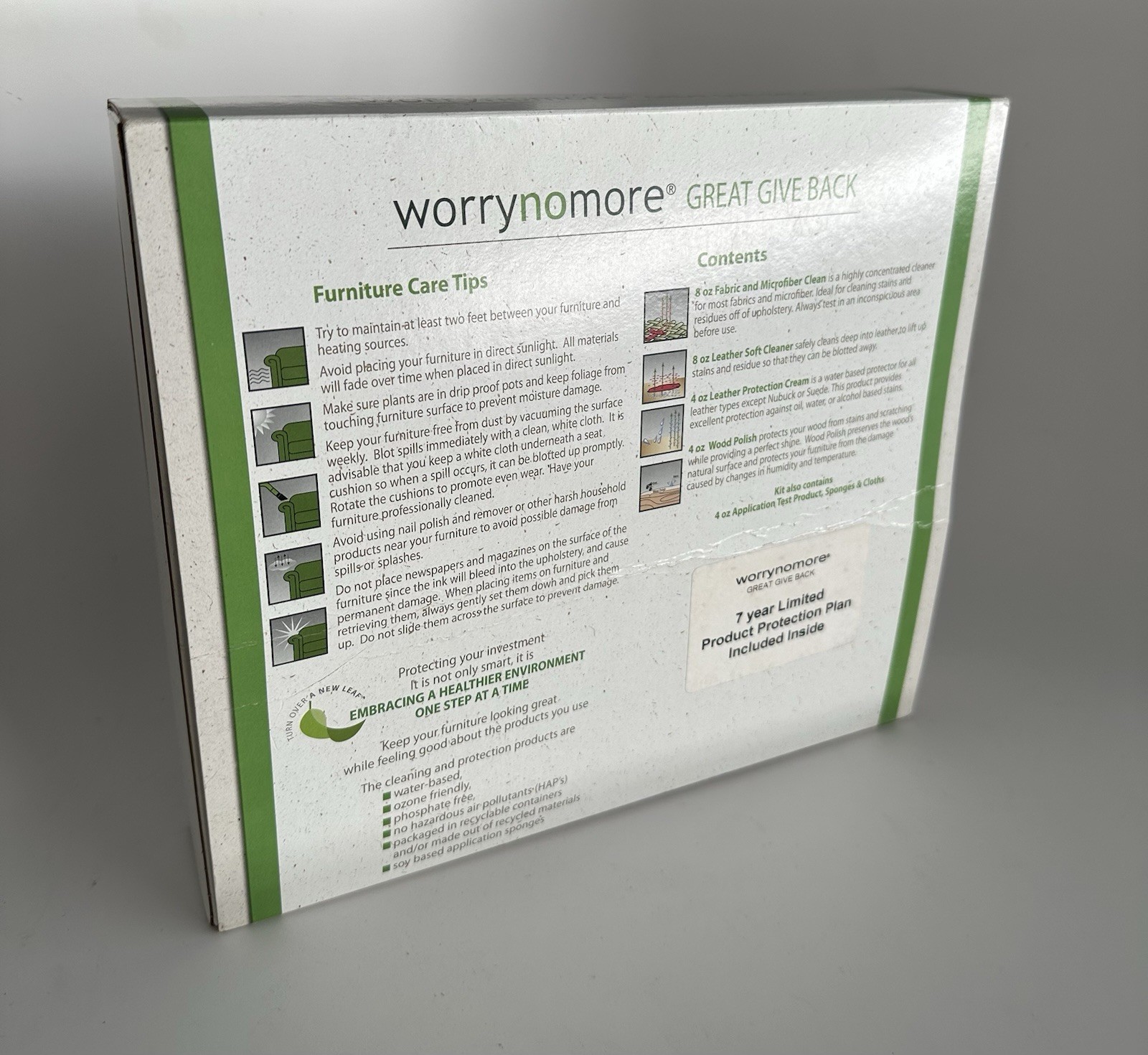 New WorryNoMore Great Give Back Furniture Care Kit