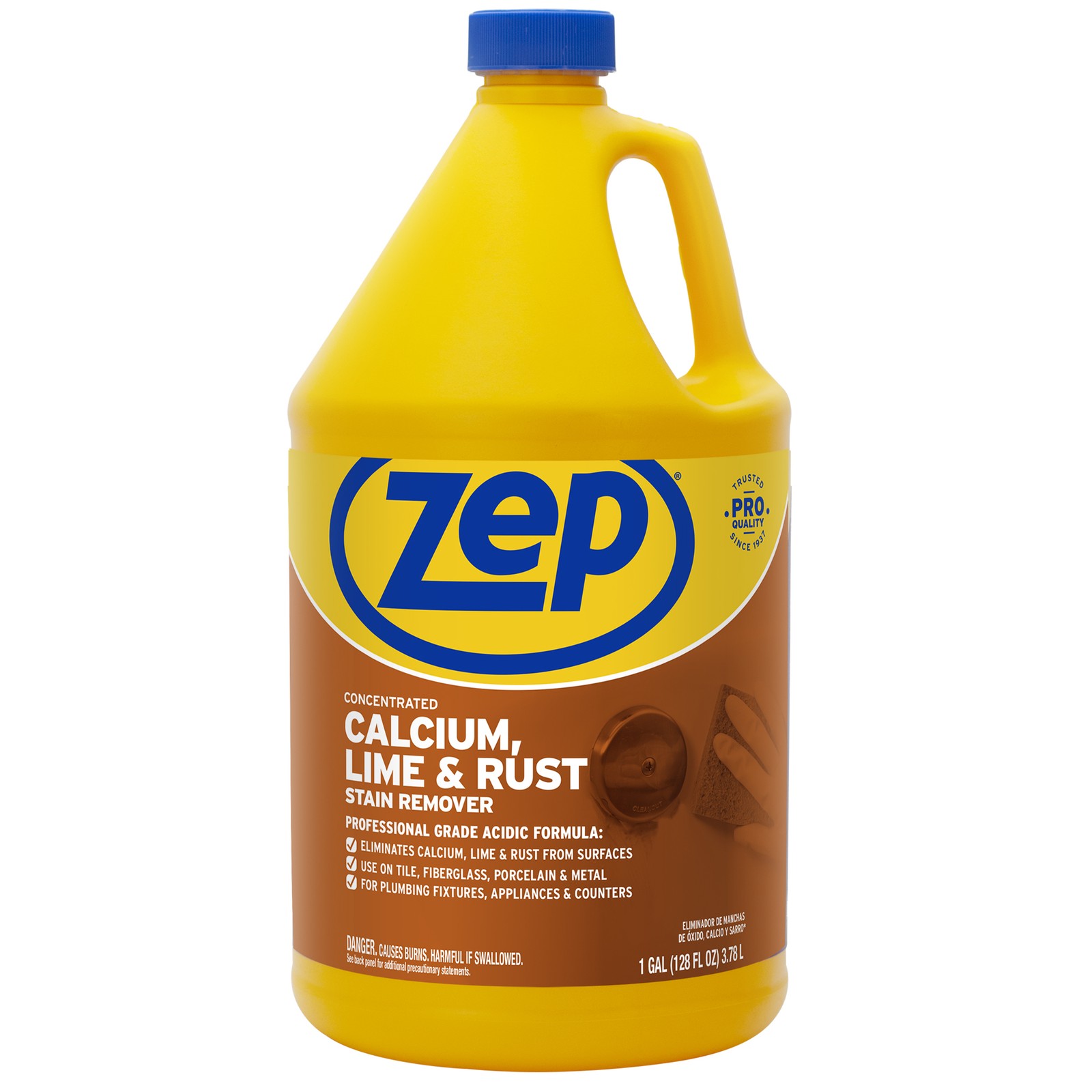 Zep Calcium, Lime and Rust Stain Remover Concentrate – 1 Gal (Case of 4)