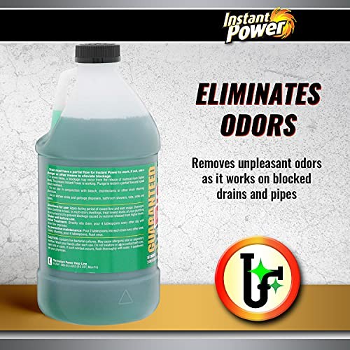 Slow Drain Build Up Remover – Prevents Clogs, Ends Slow Drains for 2 Liter
