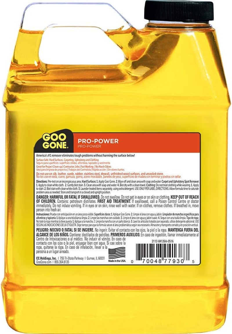 Pro-Power – Professional Strength Adhesive Remover – 32 Fl. Oz. Jug