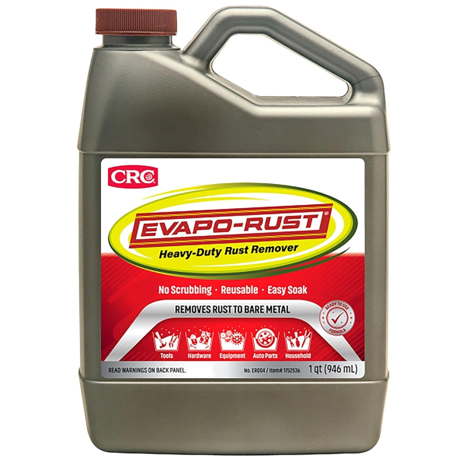 CRC Evapo-Rust, Heavy-Duty Rust Remover, Reusable, Acid-Free, Non-Corrosive, …