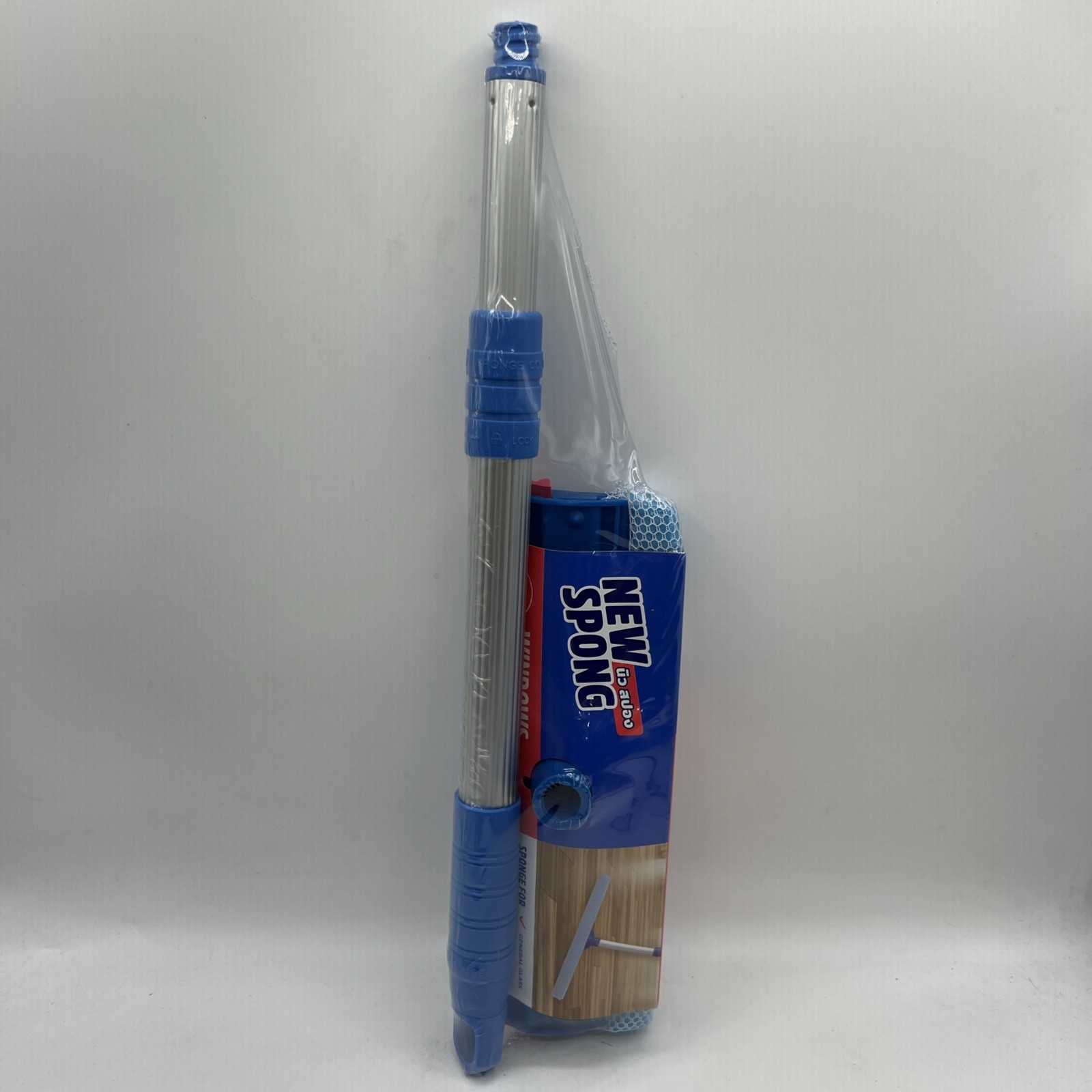Telescopic Window Squeegee 24″ Cleaner Squeegie Brush Shower Car Wiper Sponge