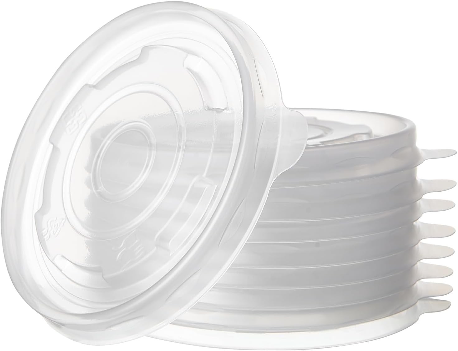 CIAO! 90mm Diameter PP Lid, Designed and Fit BRAND 8oz Paper Food Container (1