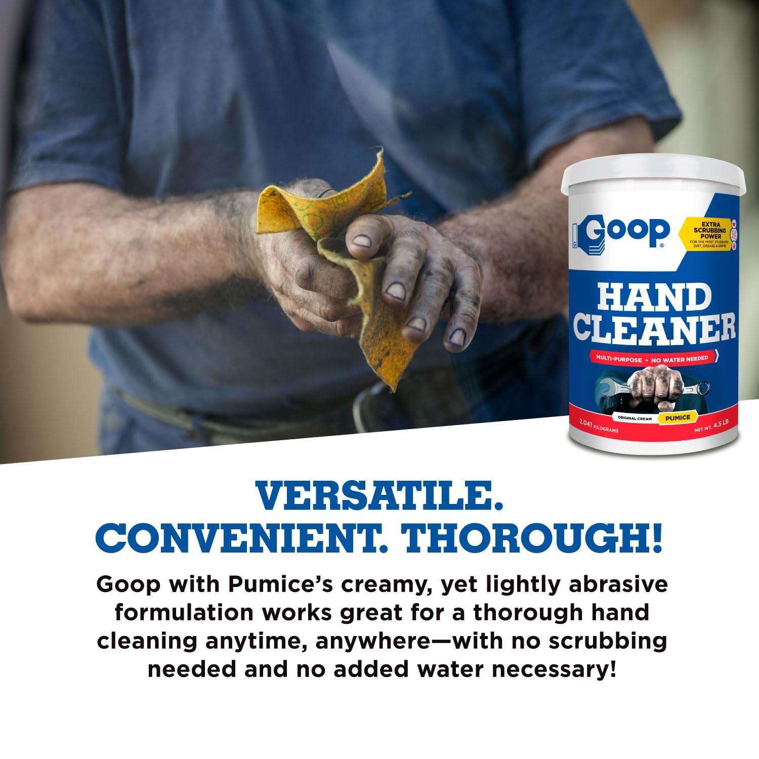 Hand Cleaner with Pumice 4.5 Lb. Can