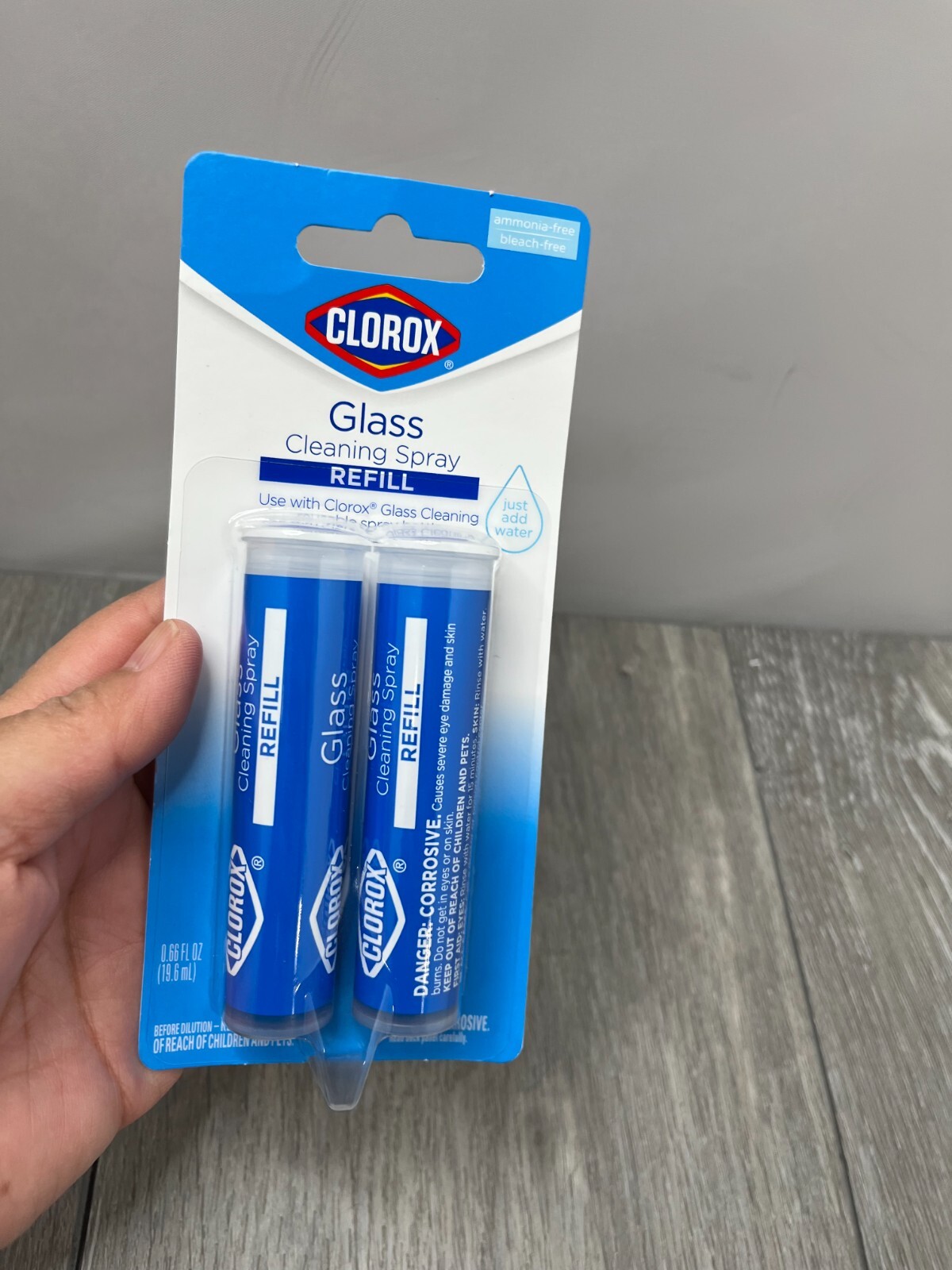 4ct Clorox Glass Cleaner Refill Cartridges for Glass Cleaner Spray Bottle
