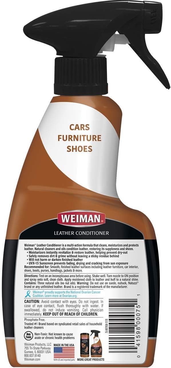 Leather Cleaner and Conditioner for Furniture – Cleans Conditions and Restores L
