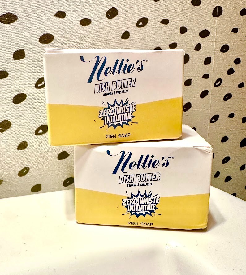 Nellie’s Dish Butter Refill PACK OF 2 Light lemongrass Scent NEW Zero Waste Soap
