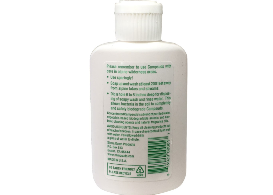 Campsuds 2oz, All Purpose Biodegradable Soap, Concentrated Formula