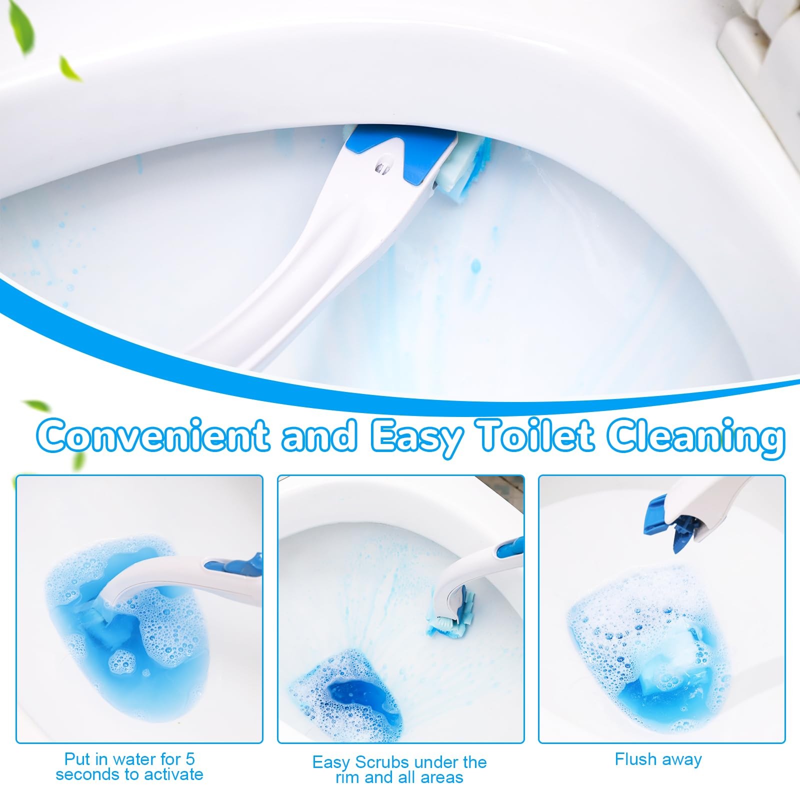 36 Refills Disposable Toilet Bowl Paper Bulk Toilet Fresh Flushable Refills f…
