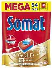 Somat Gold Dishwasher Tablets 54/108/162 Protection Shine