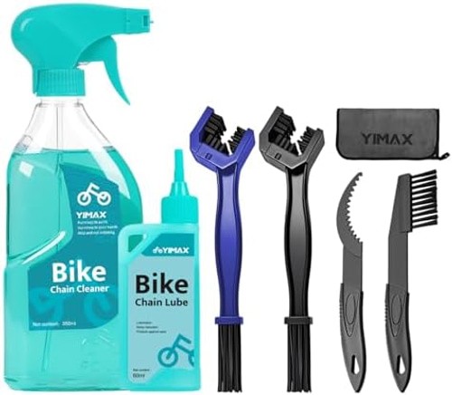 Bike Chain Cleaner Set, Bicycle Cleaning Kit Chain Lube and 500ml Cleaning Sp…