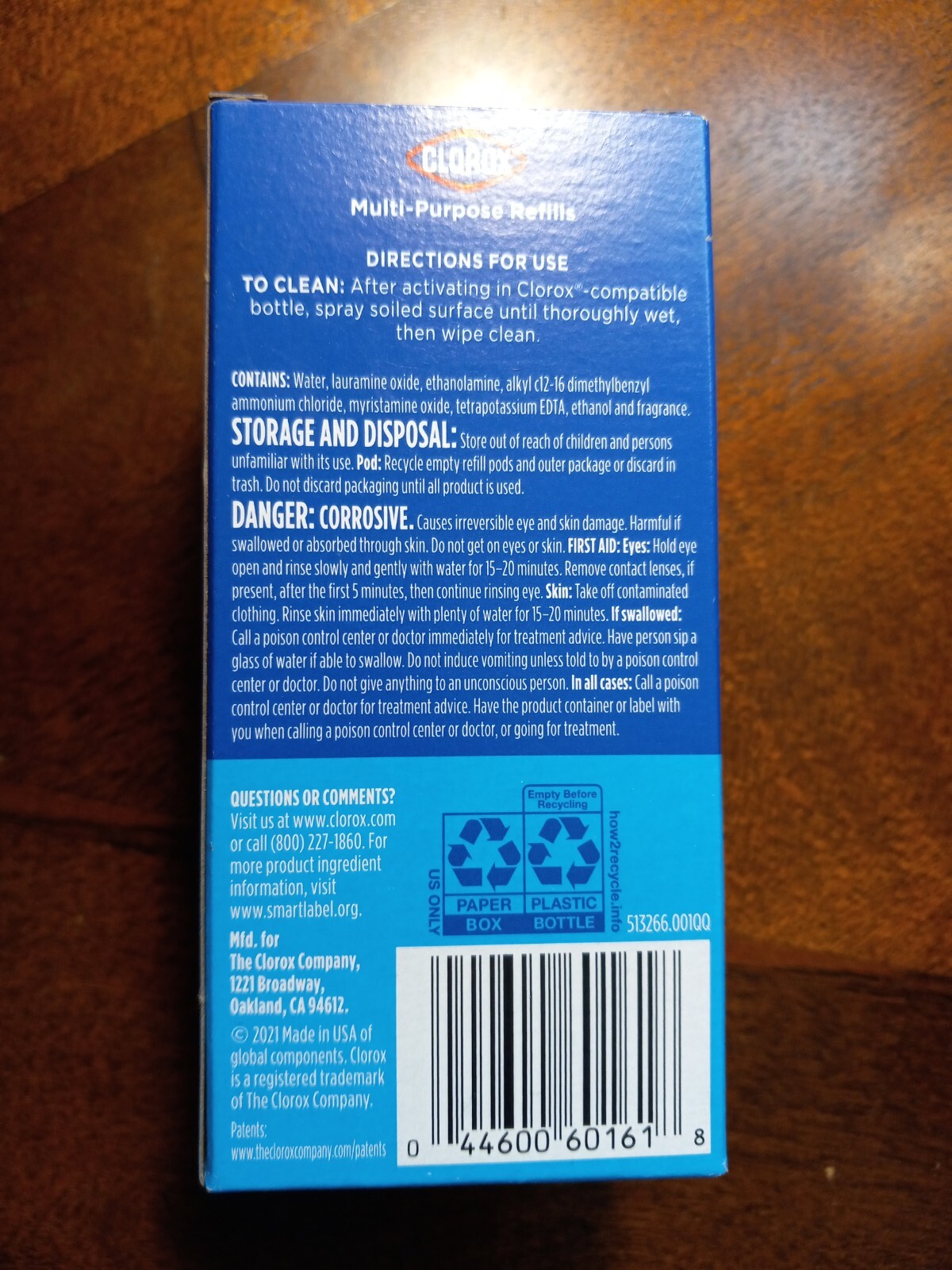Clorox Multi-Purpose Spray Concentrate Refills Crisp Lemon 2 Pack Set of 2