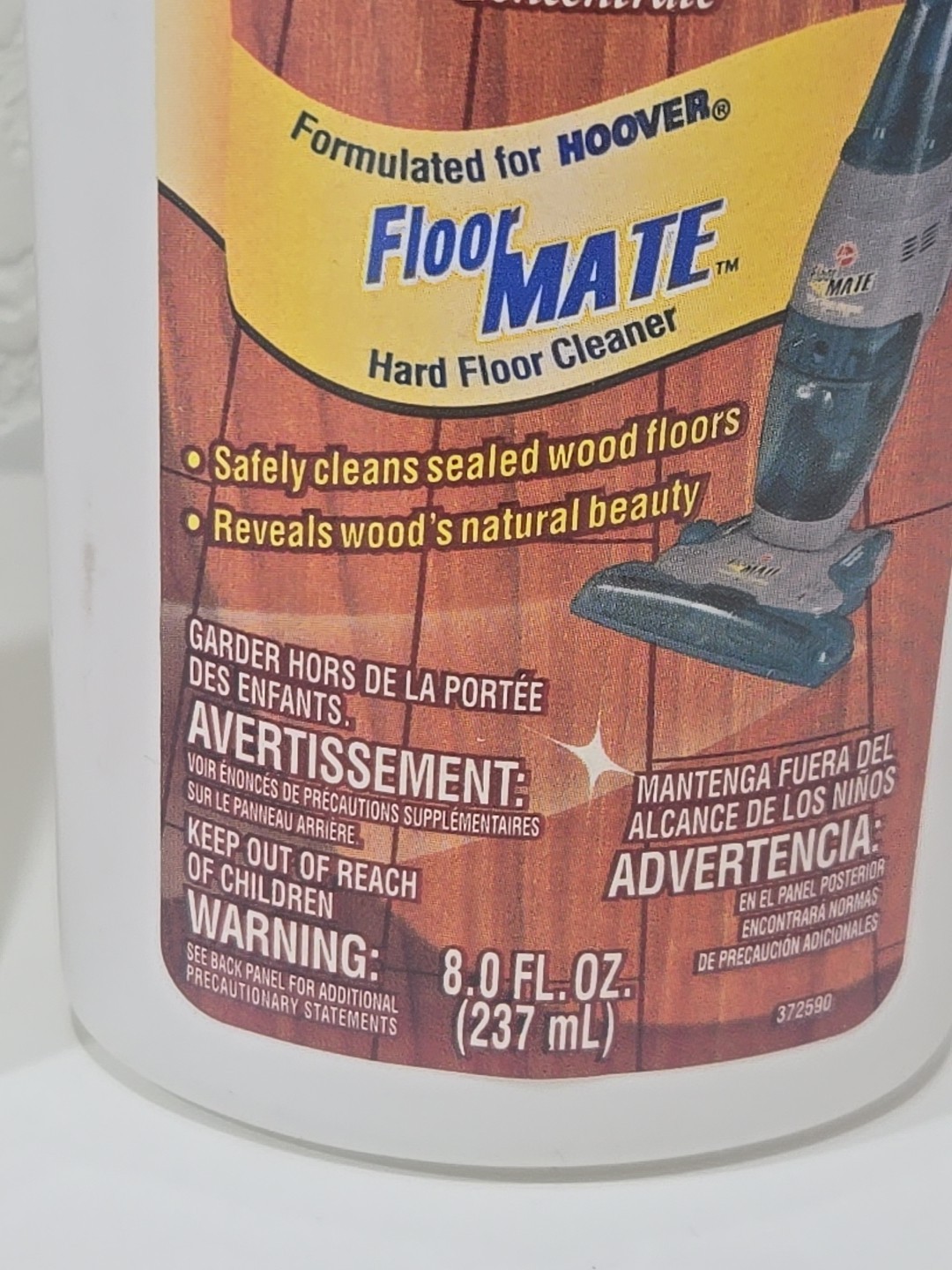 New Hoover Old English Wood Floor Cleaning Concentrate 8.0 Fl Oz (2) Bottles