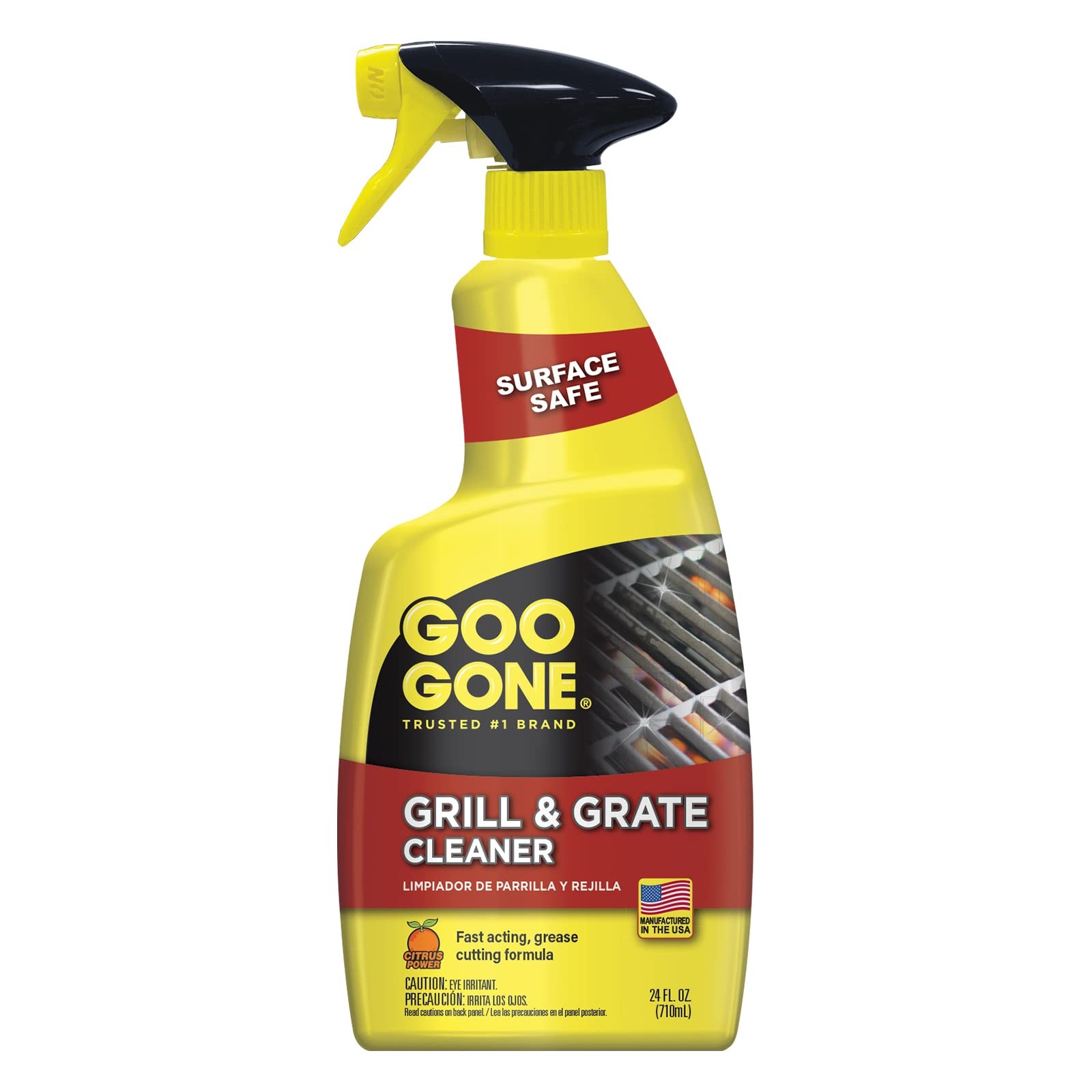24 Ounce Grill and Grate Cleaner for Cooking Grates Racks BBQ Smoker Oven