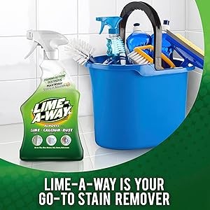 Hard Water Stain Remover Liquid, Removes Lime, Calcium & Rust