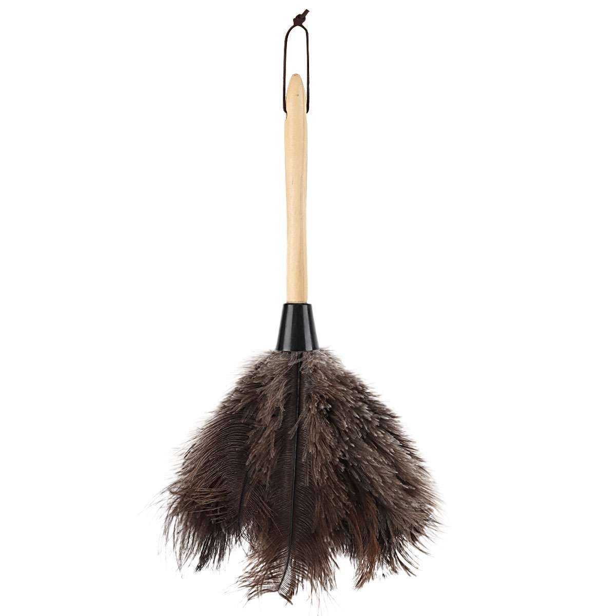 15.7″ Ostrich Feather Duster Durable Dust Collecting Cleaning Tool In Wool Shop
