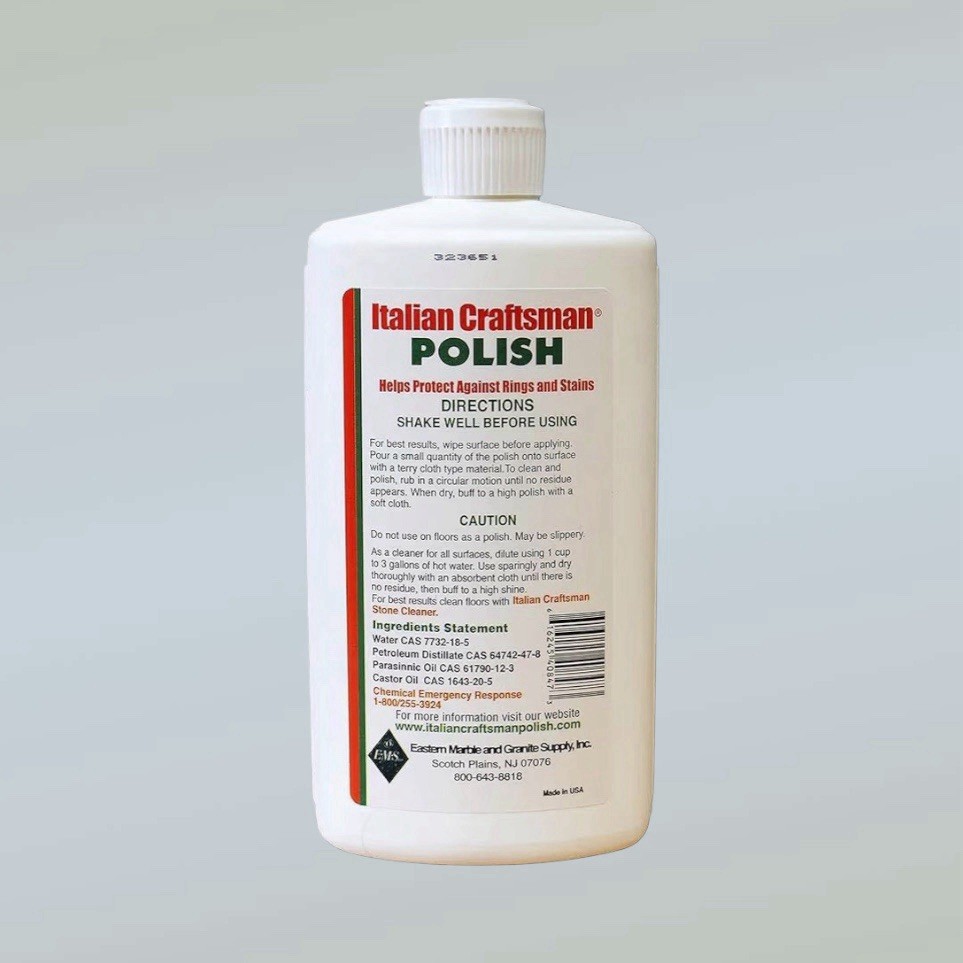 New Italian Craftsman Polish Multi Surface Granite & Marble Polish, 16 Fl. Oz.