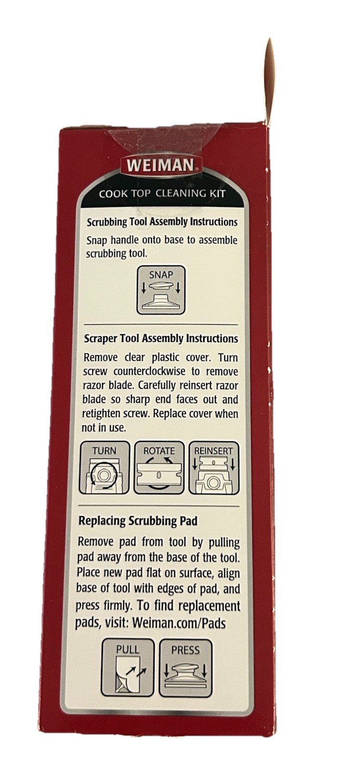 Weiman Trusted #1 Brand Complete Cook Top Cleaning Kit