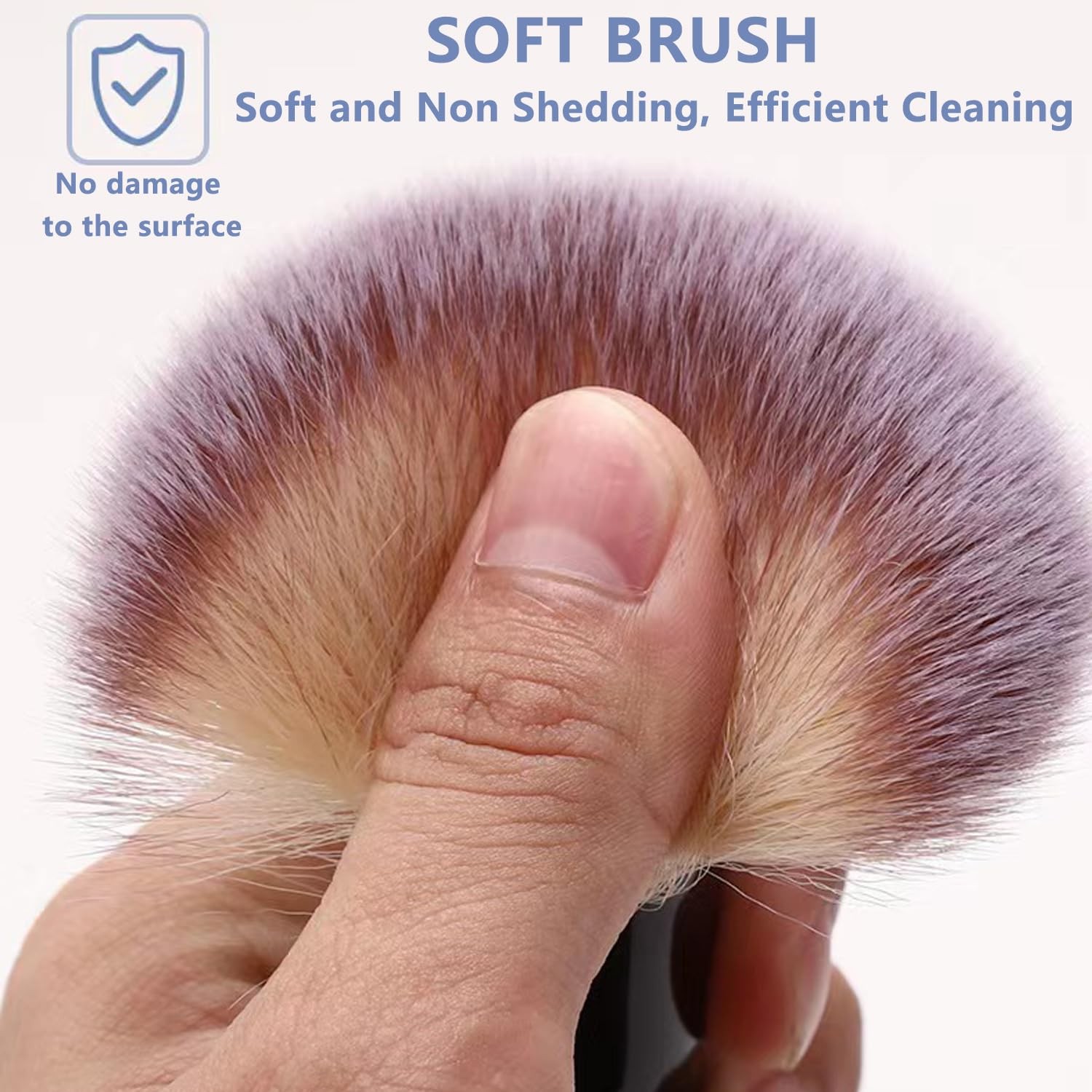 3 Pack Microfiber Duster Small Dust Brushes Soft Fibers Efficient Dust Remov