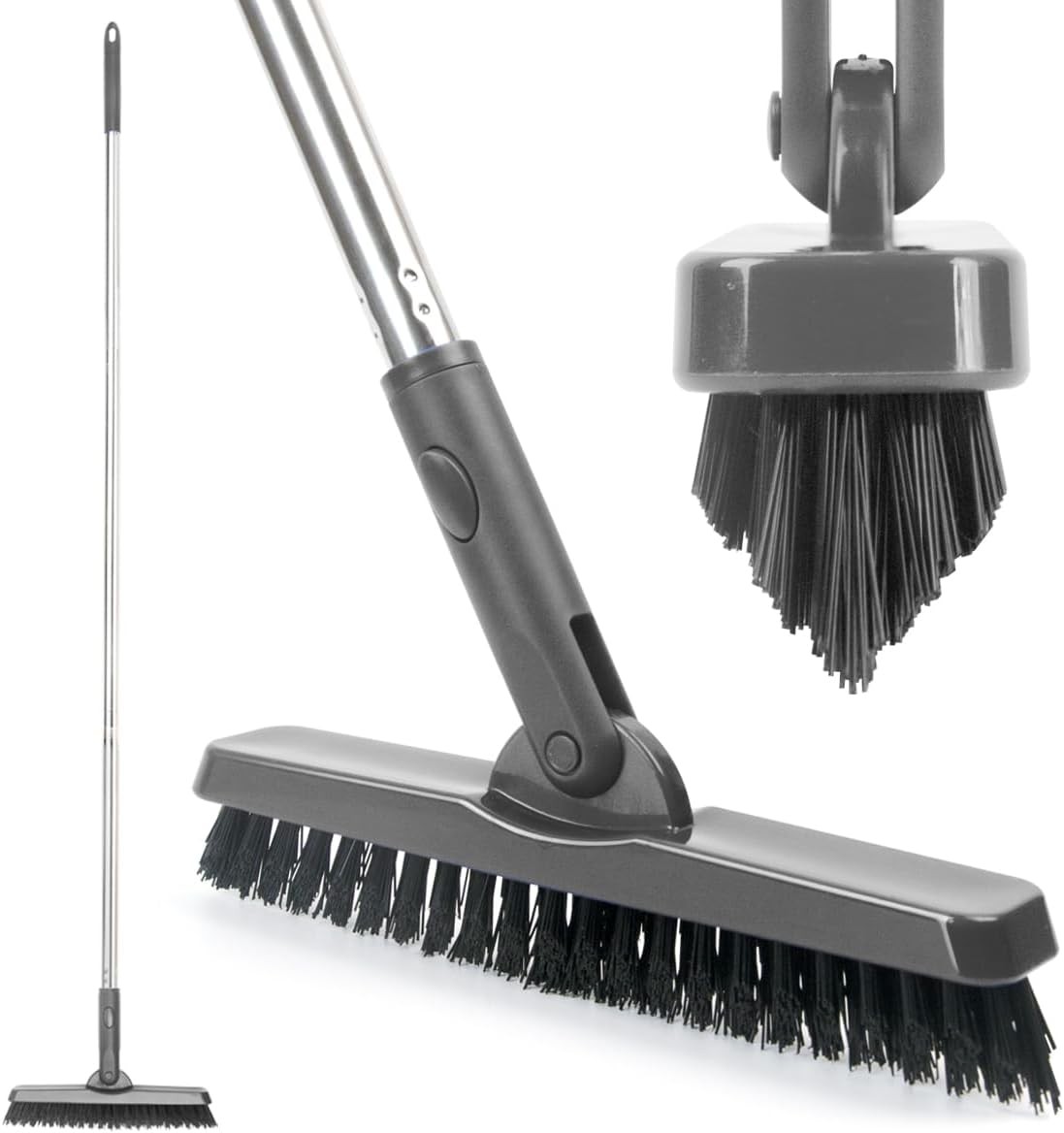 Tile Grout Brush W/ Long Handle Grout Cleaner Brush Tile Floors Shower Tile