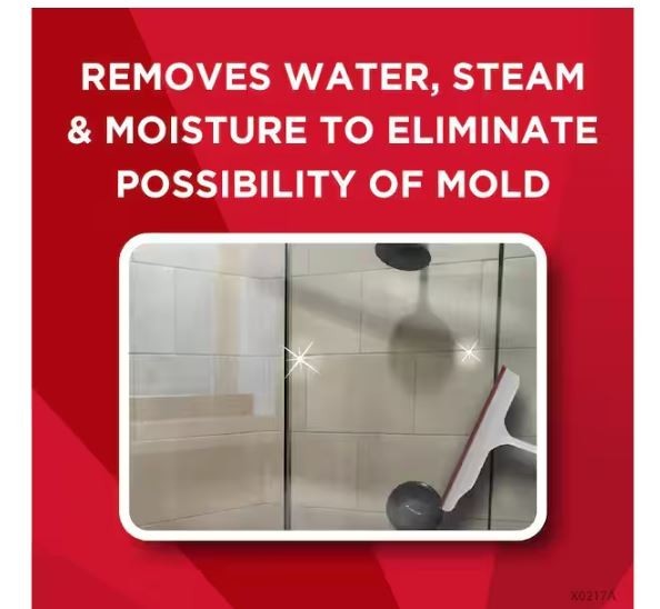 Magic 9 in Shower & Bath Squeegee Glass Door Tile Mirror Water Cleaner Tool