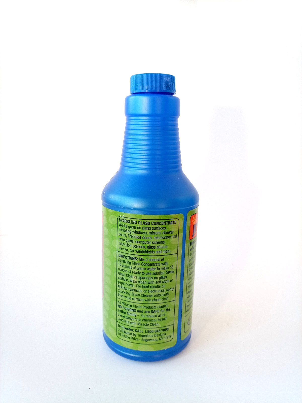 Joy Mangano’s Miracle Clean W/Mighty Molecules Sparkling Glass Concentrate