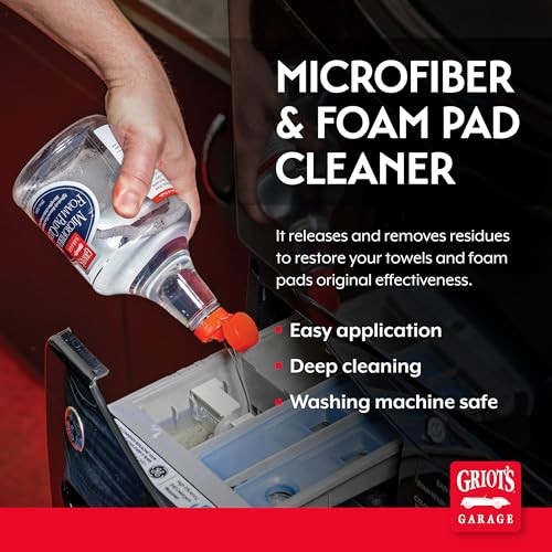 Microfiber and Foam Pad Cleaner, Removes Polish, Wax, and 35 Fl Oz (Pack of 1)