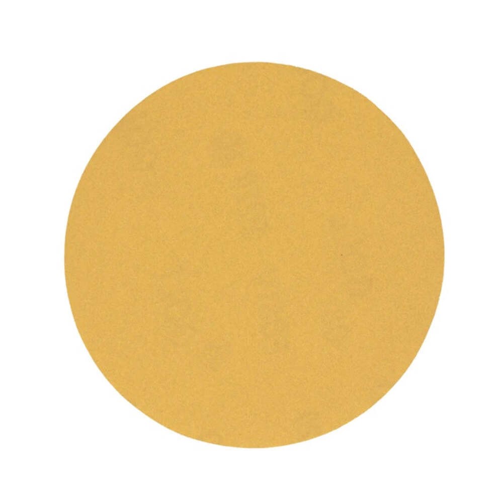 5″ and 6″ White/Gold Hook & Loop Aluminum Oxide Sanding Discs | Pack of 50