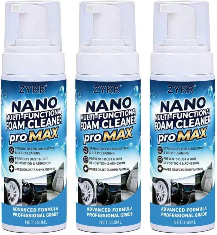 Nano Multi-Functional Foam Cleaner Pro Max, Professional Car Interior Deep Clean