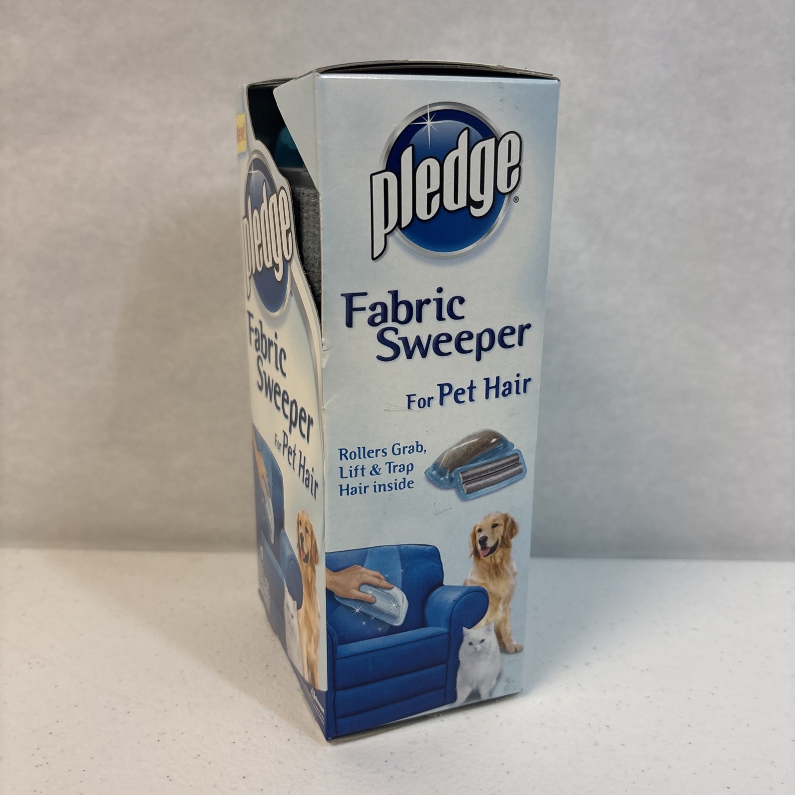 Pledge Fabric Sweeper For Pet Hair Roller Discontinued 2008 New & Sealed