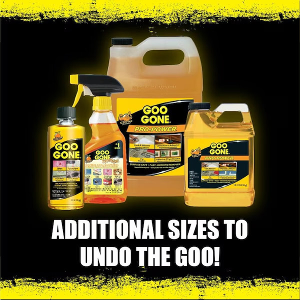Goo Gone 2096 Trigger Spray Bottle, 12 oz, Ready to Use Spray Gel, Citrus