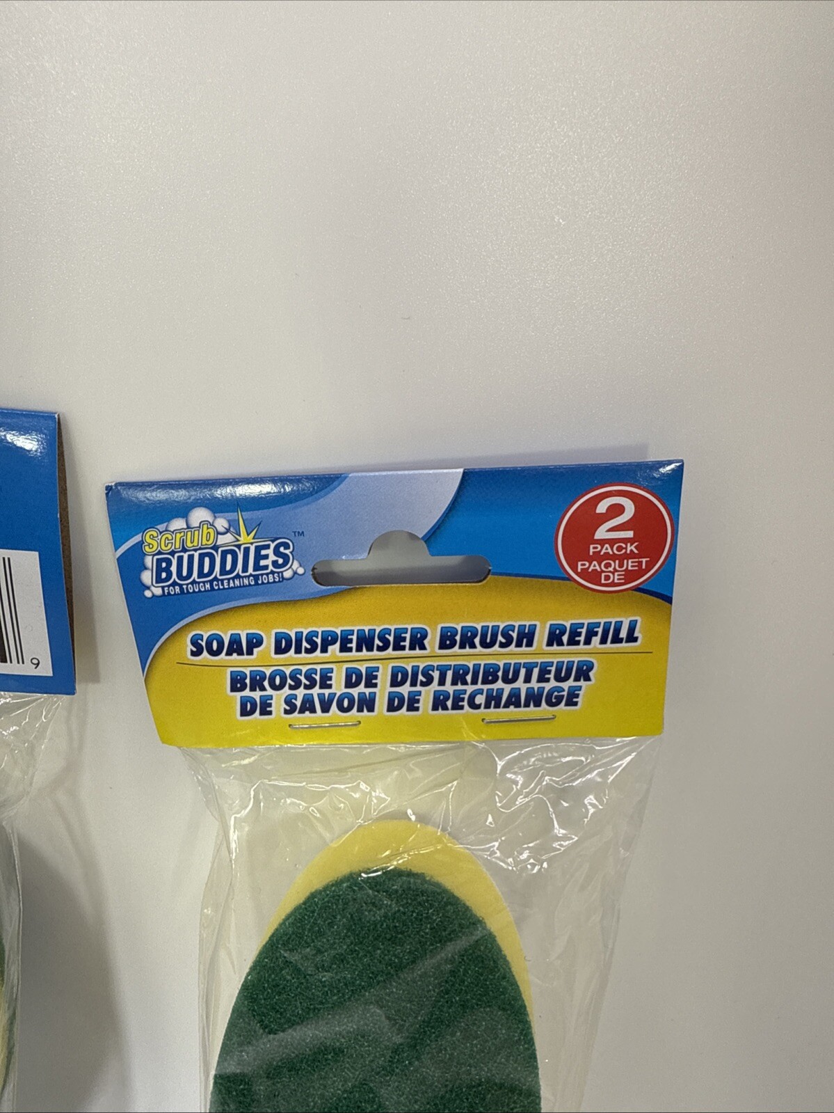 Scrub Buddies Soap Dispenser Brush Refill 2 Pack – Brand New – Lot Of 2
