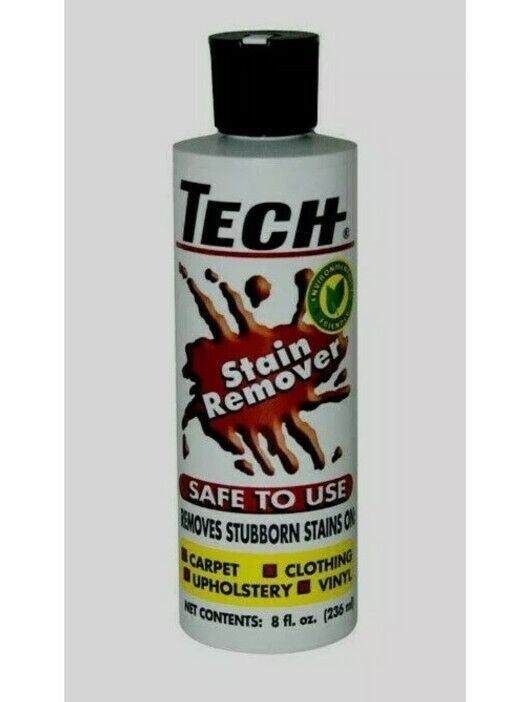 Tech No Scent STAIN REMOVER Liquid Multi Purpose Non-toxic Carpet Clothing