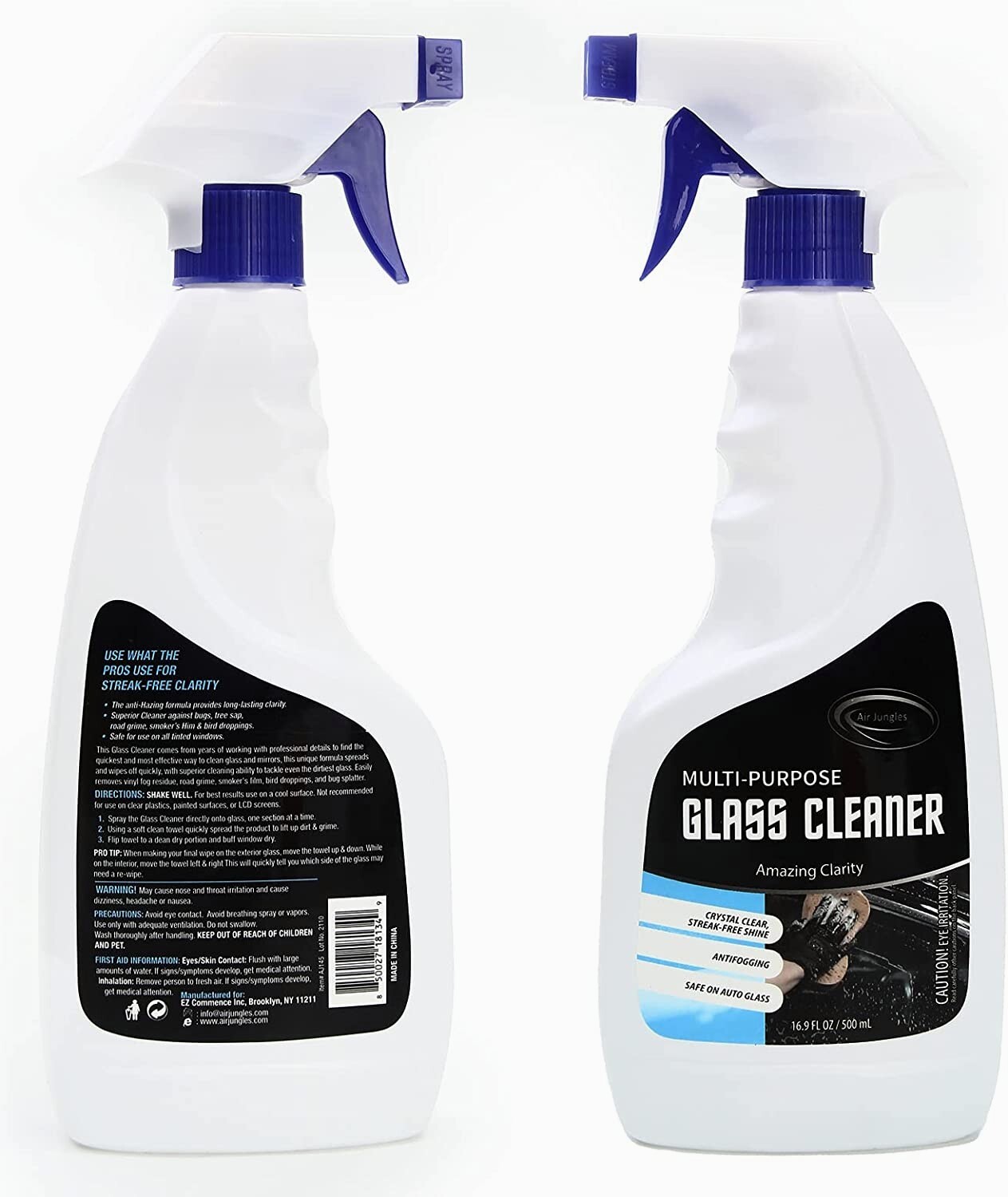 Air Jungles Glass and Window Cleaner Spray 16.9 FL OZ