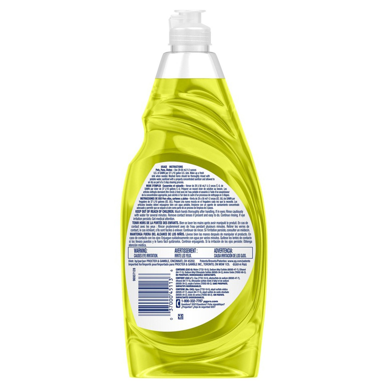 Dawn Professional Dish Detergent Bottle Lemon Scent 1 Ct PGC45113