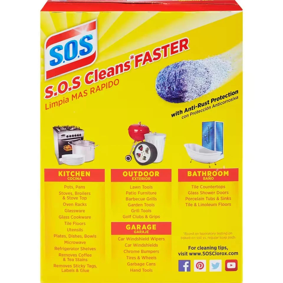 Steel Wool Soap Scouring Pads (18-Pack) (2-Boxes)