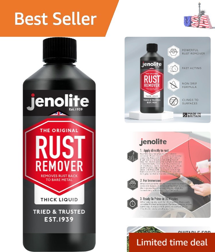 Rust Remover for Metal – Fast-Acting, 500ml for Effortless Restoration