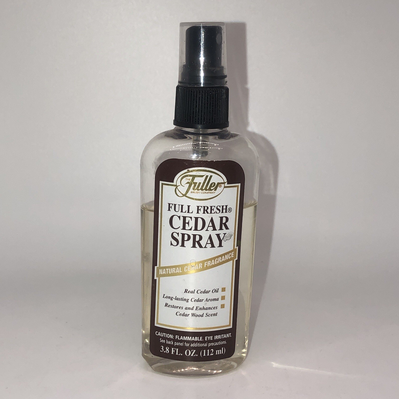 Fuller Brush Company Full Fresh Cedar Spray 3.8 fl. oz. / 112 ml. With Cap