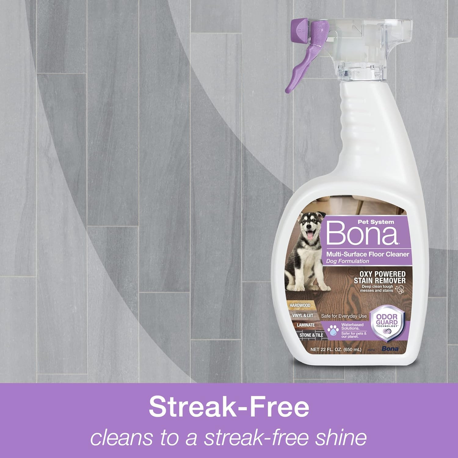 Bona Pet System Multi-Surface Floor Cleaner, Dog Formulation 32 Oz (Pack of 2)