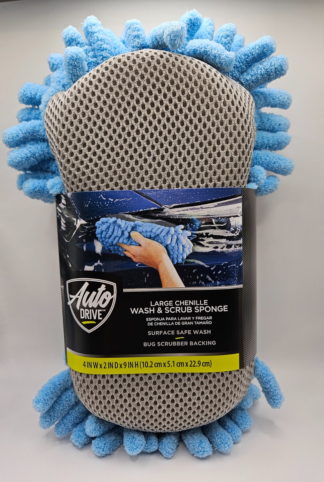 Auto Drive Large Chenille Wash & Scrub Sponge