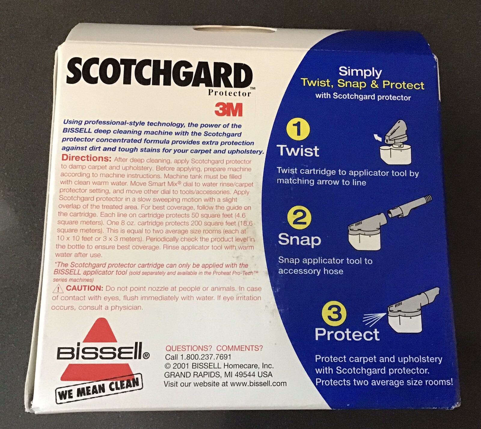 Scotch Gard Protector 3M Bissell Extra Protection For Carpet Upholstery 8 Fl Oz