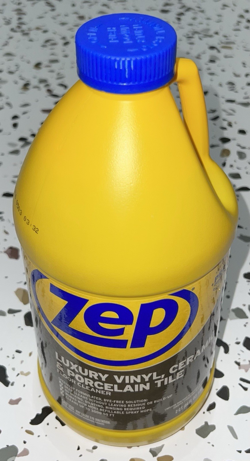 Zep Luxury Vinyl, Ceramic & Porcelain Tile Floor Cleaner 64 fl oz 2QT New Sealed