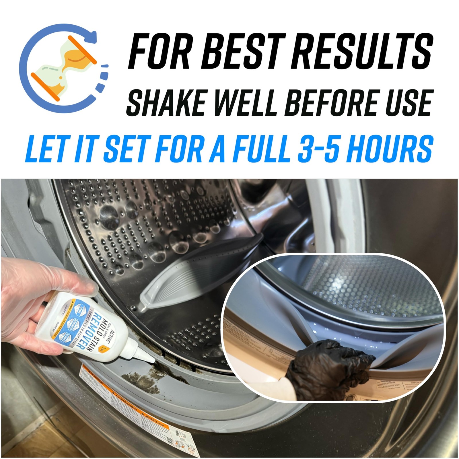 Mold Stain Remover Gel Cleaner Heavy Duty Stain Cleaner – 7 Fl Oz