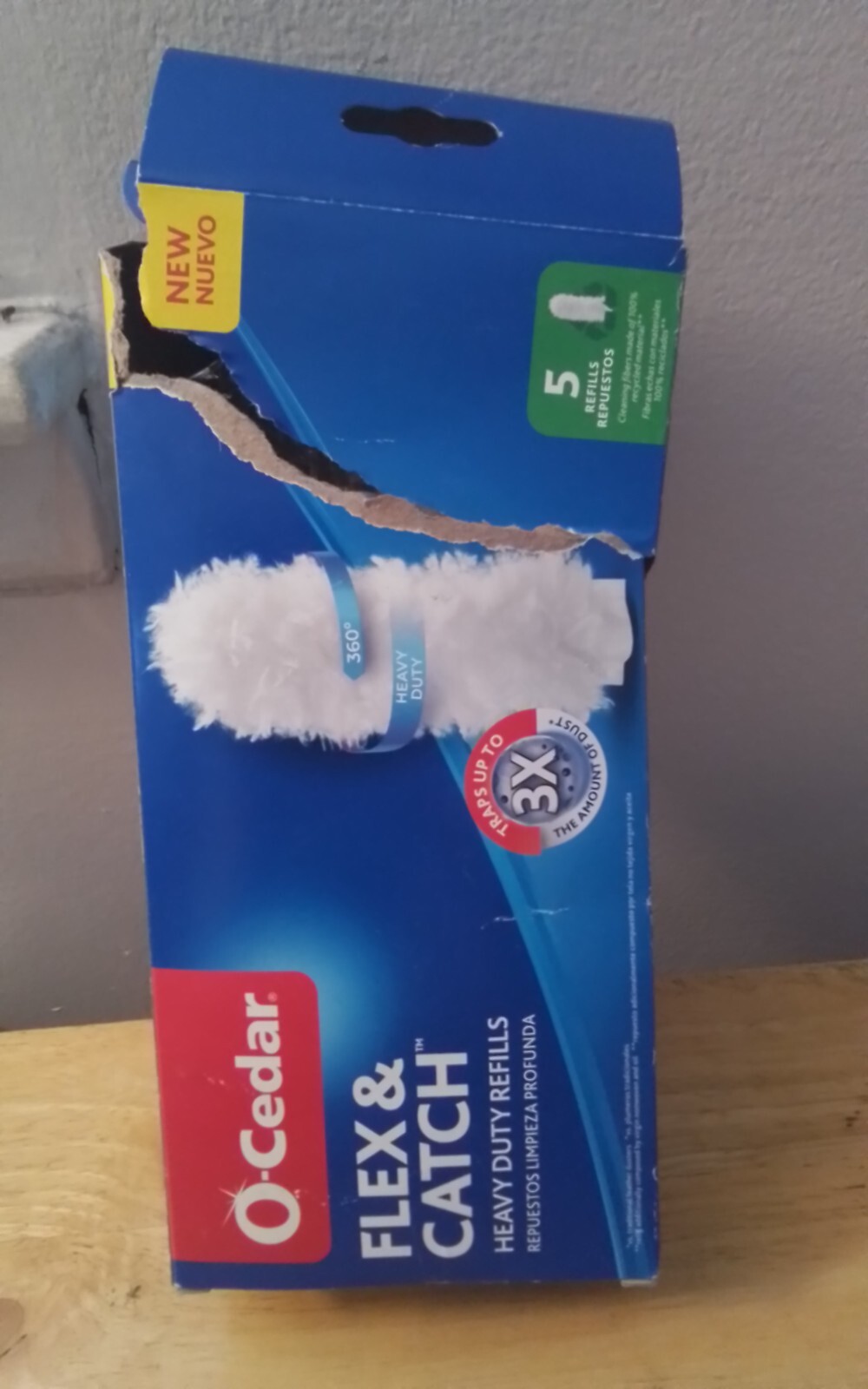 O Cedar Flex & Catch Heavy Duty Dusting Refills 5 count