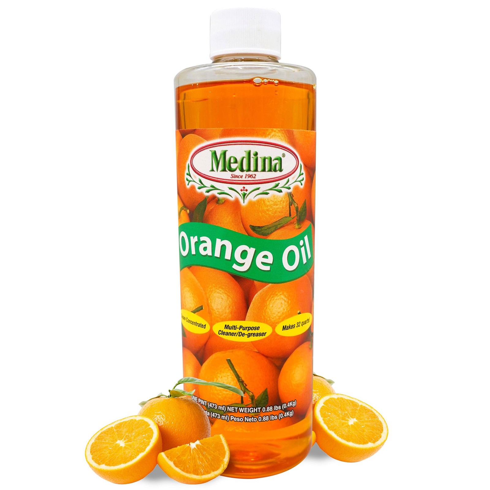 Orange Oil Cleaner Degreaser Concentrate All Purpose Kitchen Wood 16oz