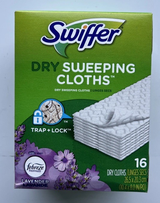 Lot of 2 Swiffer Dry Sweeping Cloths Lavender Scent 32 total Dry mop refill
